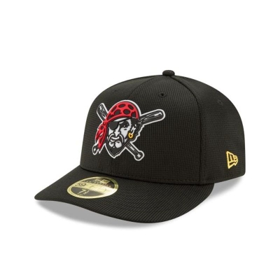 Pittsburgh Pirates Gorra | New Era MLB Clubhouse Collection Low Profile 59fifty Fitted Cap Mexico - Negros